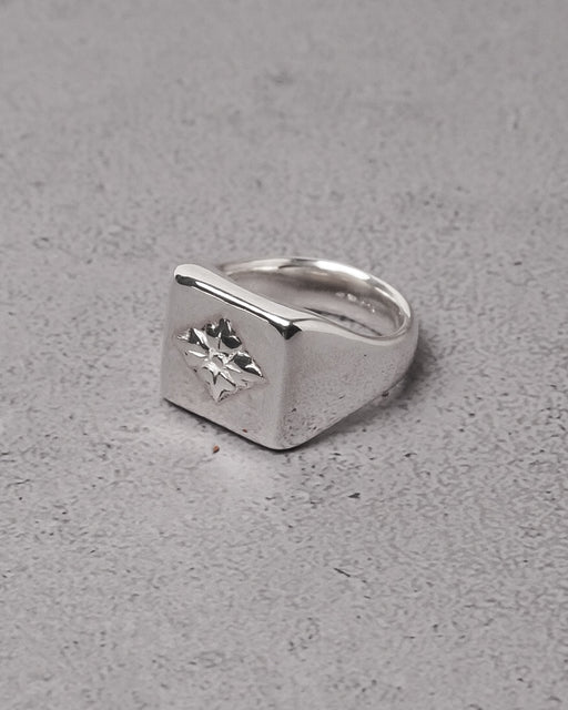 Hanabishi Signet Ring 【SV925】