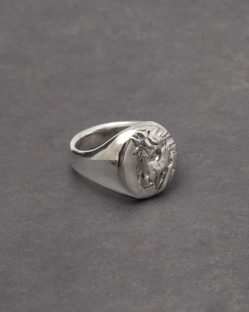 Horse Signet Ring【SV925】