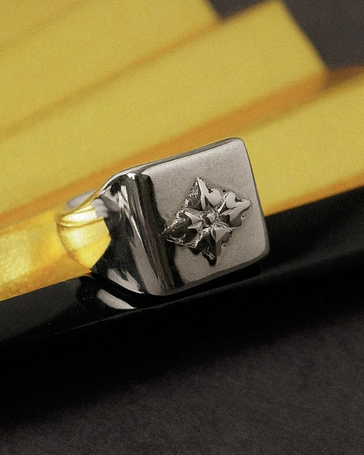 Hanabishi Signet Ring 【SV925】