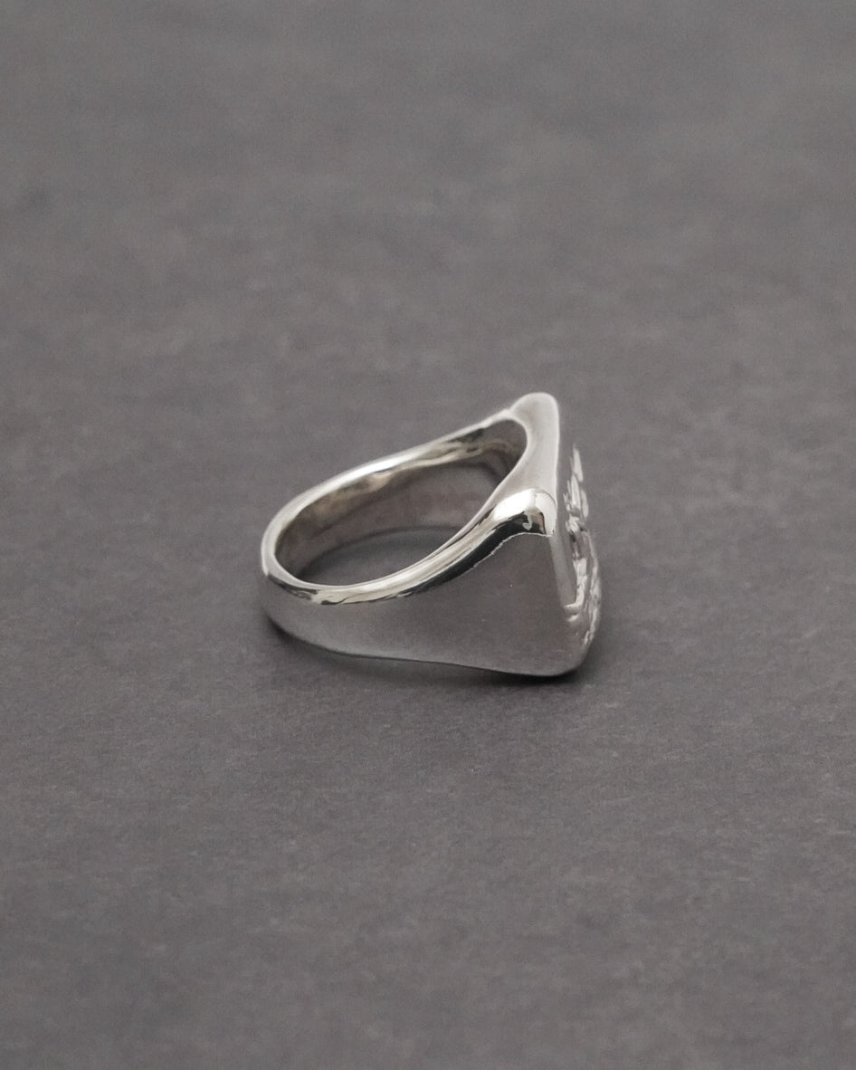 Wolf Signet Ring【SV925】