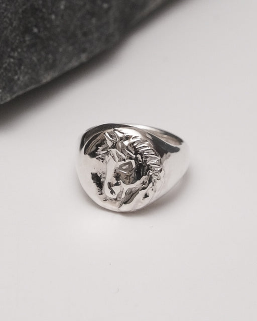 Horse Signet Ring【SV925】