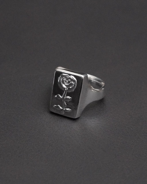 Rose Signet Ring 【SV925】