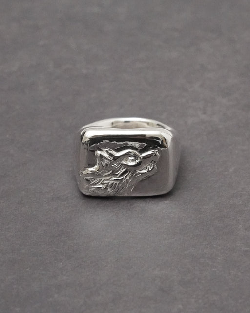 Wolf Signet Ring【SV925】