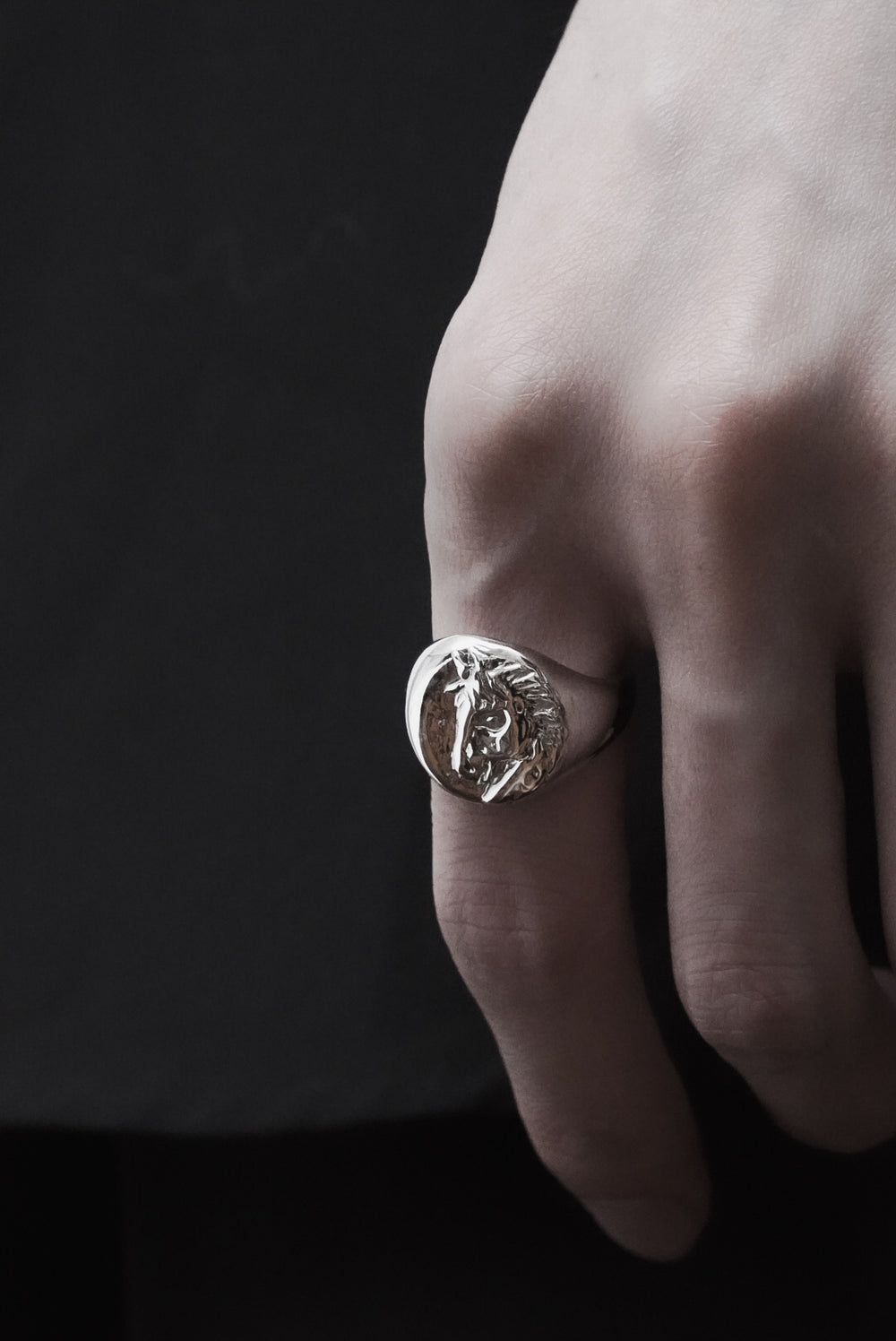 Horse Signet Ring【SV925】