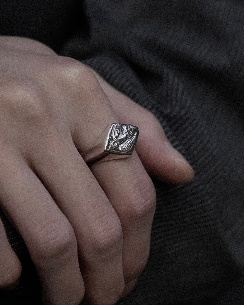 Swallow Signet Ring 【SV925】