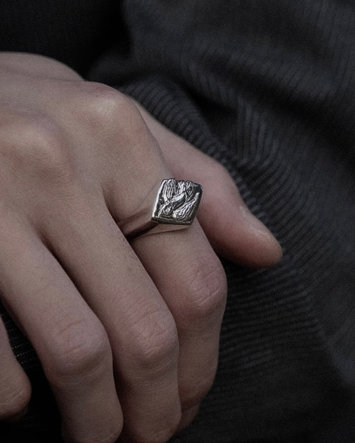 Swallow Signet Ring 【SV925】